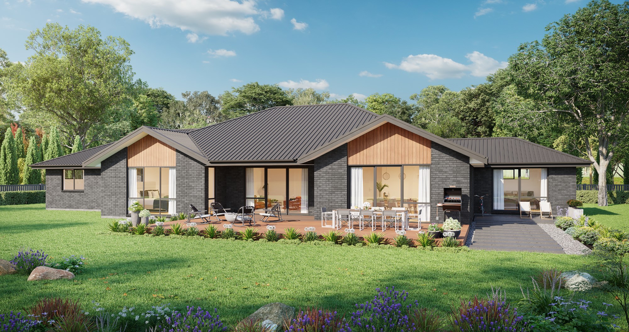 A picture of the Clydesdale plan - a beautiful and spacious NZ house plan with a 304 m2 floor area, 5 Bedrooms, and 2 Bathrooms.