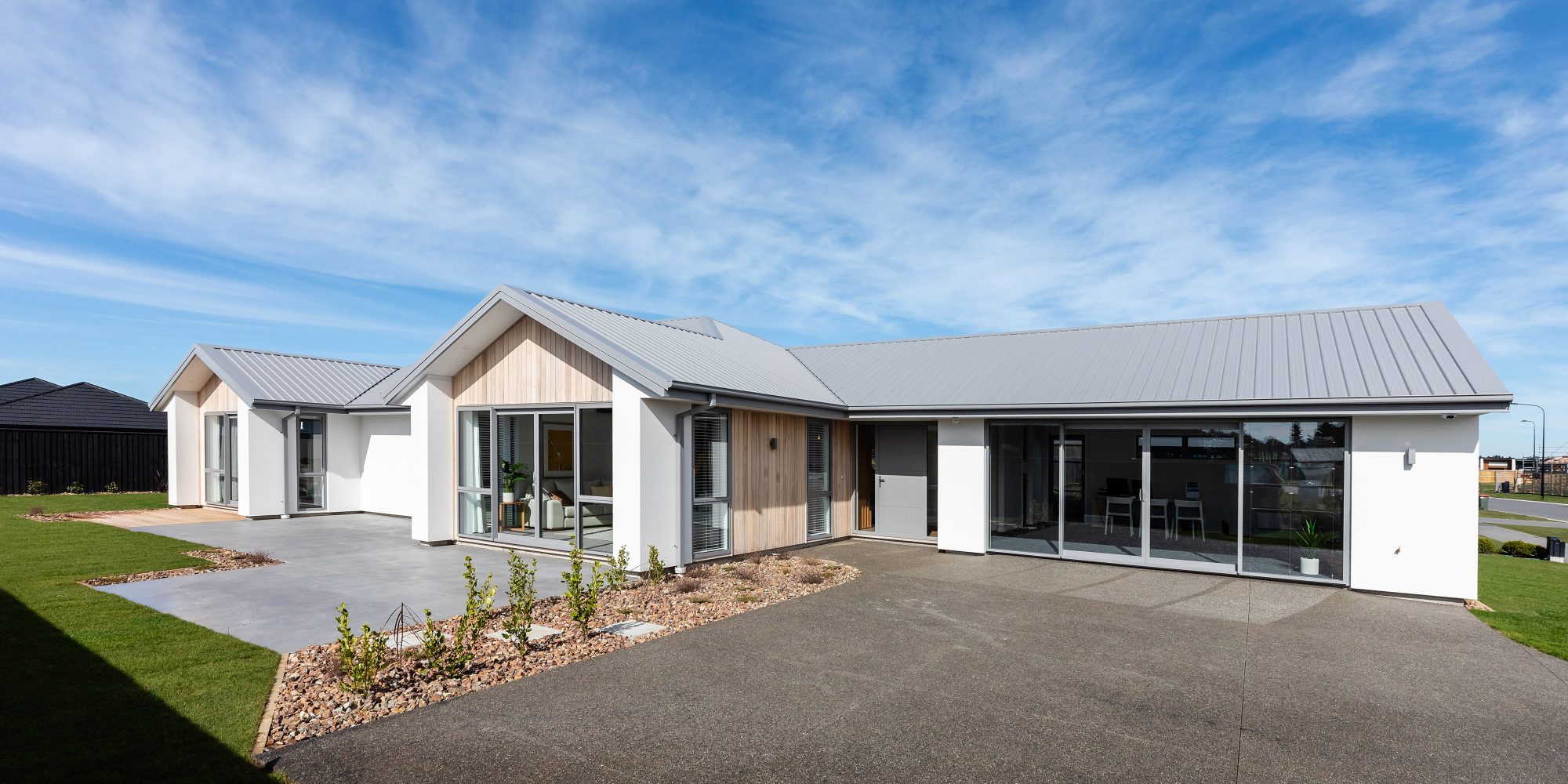 A picture of the Falcons Landing Show Home plan - a beautiful and spacious NZ house plan with a 213 m2 floor area, 3 Bedrooms, and 2 Bathrooms.