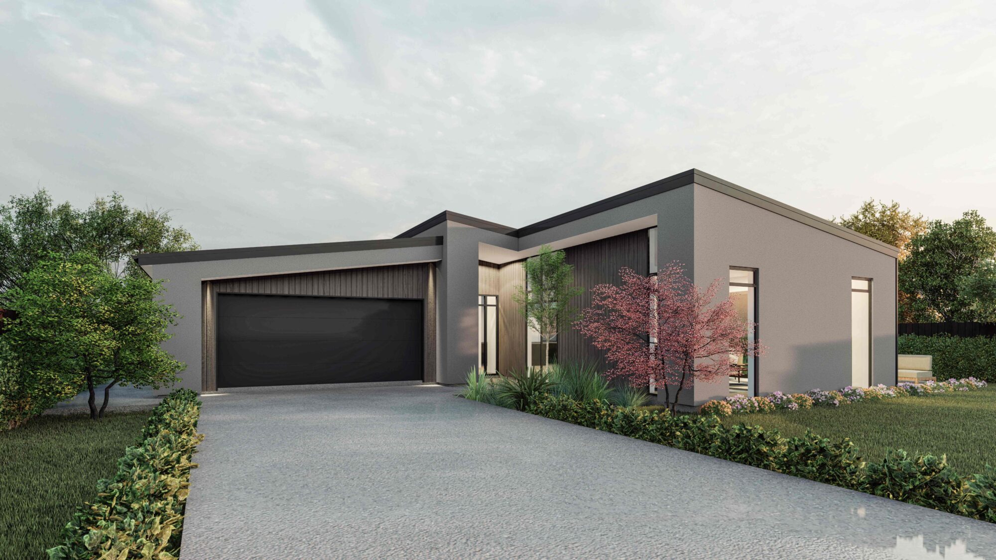 A picture of the Monarch plan - a beautiful and spacious NZ house plan with a 248 m2 floor area, 4 Bedrooms, and 2 Bathrooms.