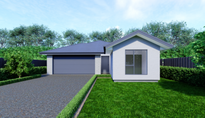 A picture of the Flemington Lot 2 showhome - a beautiful and spacious NZ showhome.