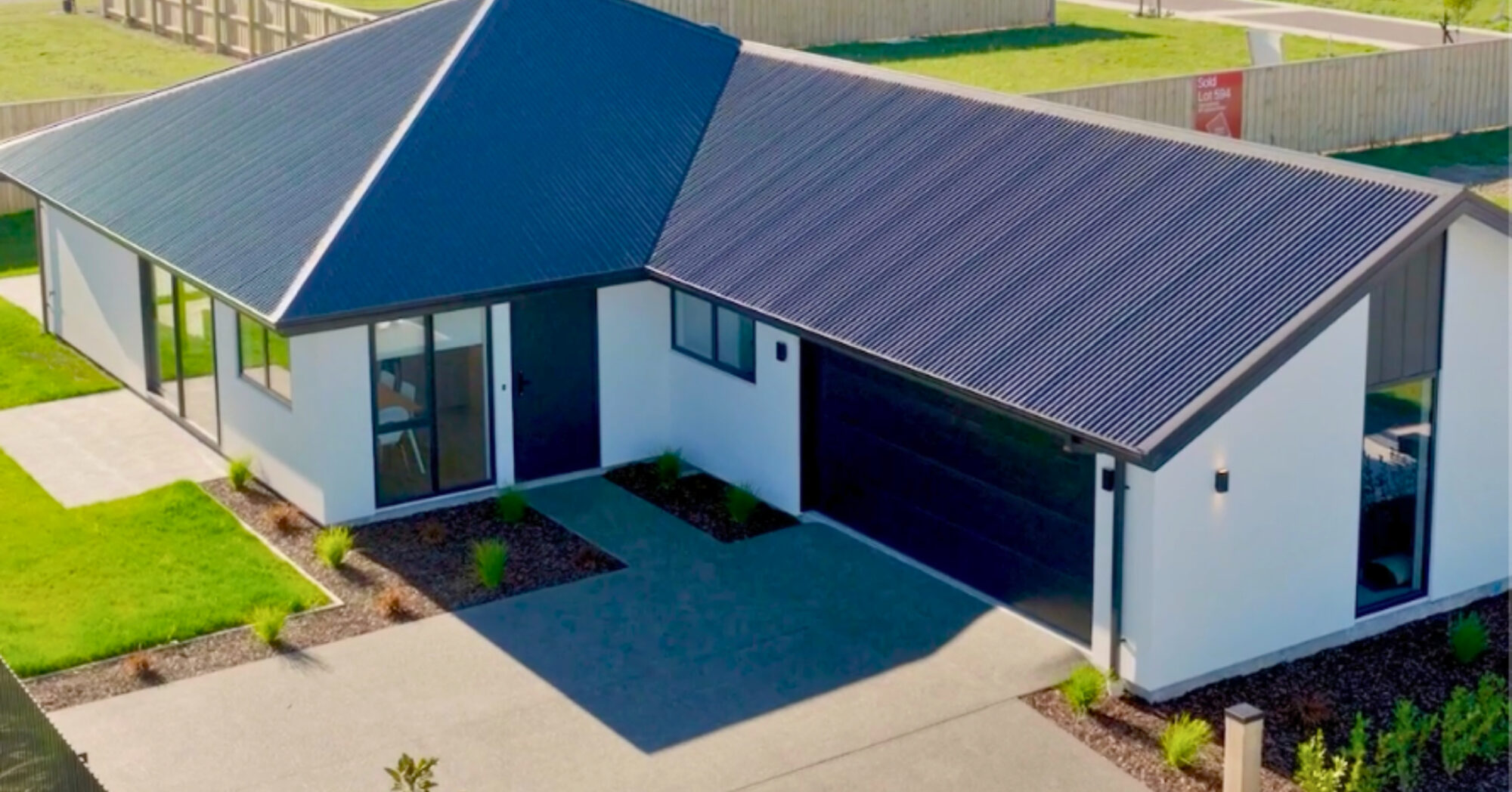 A picture of the Arbor Green: 95 Lennon Drive – Complete in February plan - a beautiful and spacious NZ house plan with a 158 m2 floor area, 4 Bedrooms, and 2 Bathrooms.