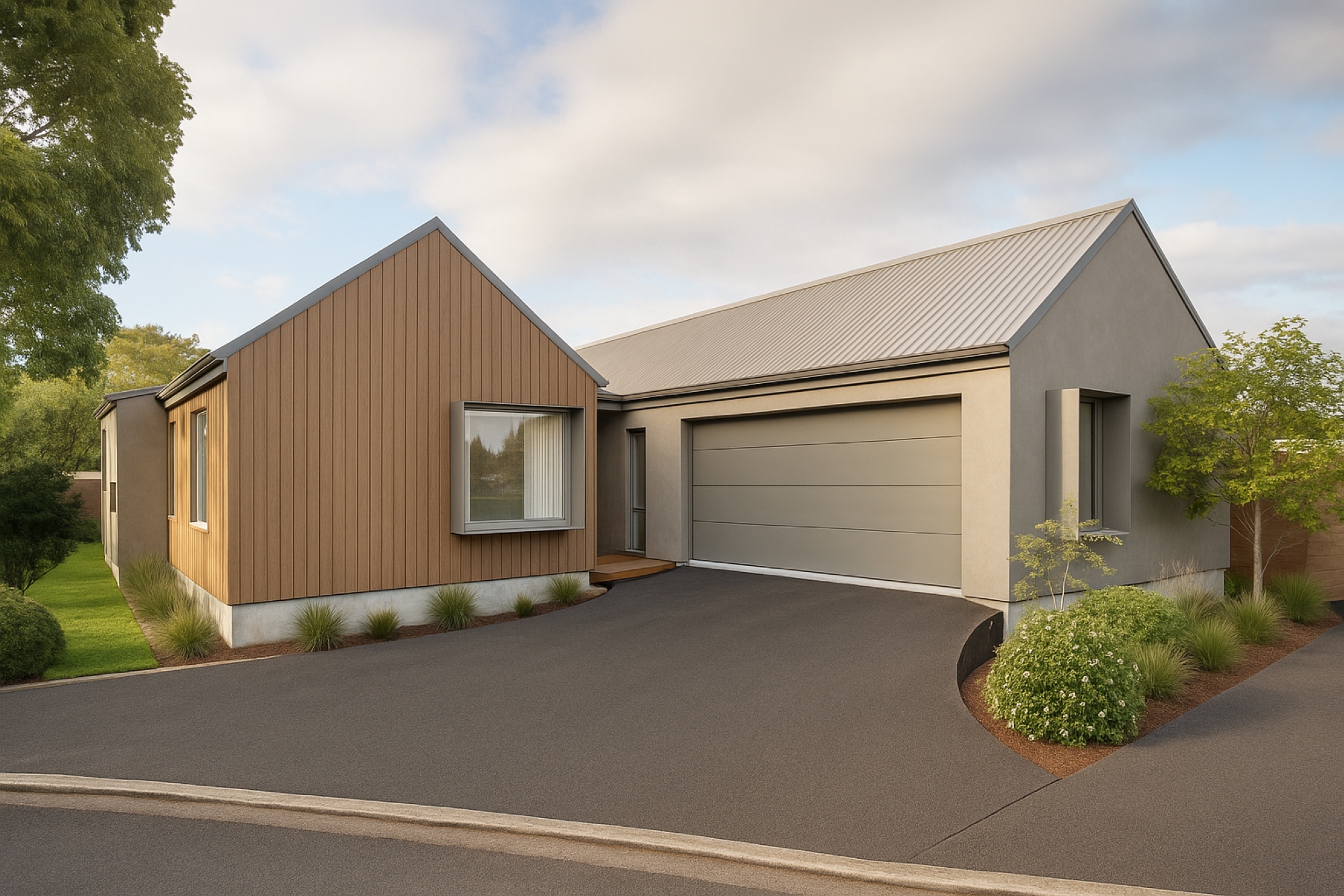 A picture of the 17 Bradshaw Tce, Riccarton plan - a beautiful and spacious NZ house plan with a 211 m2 floor area, 4 Bedrooms, and 2 Bathrooms.