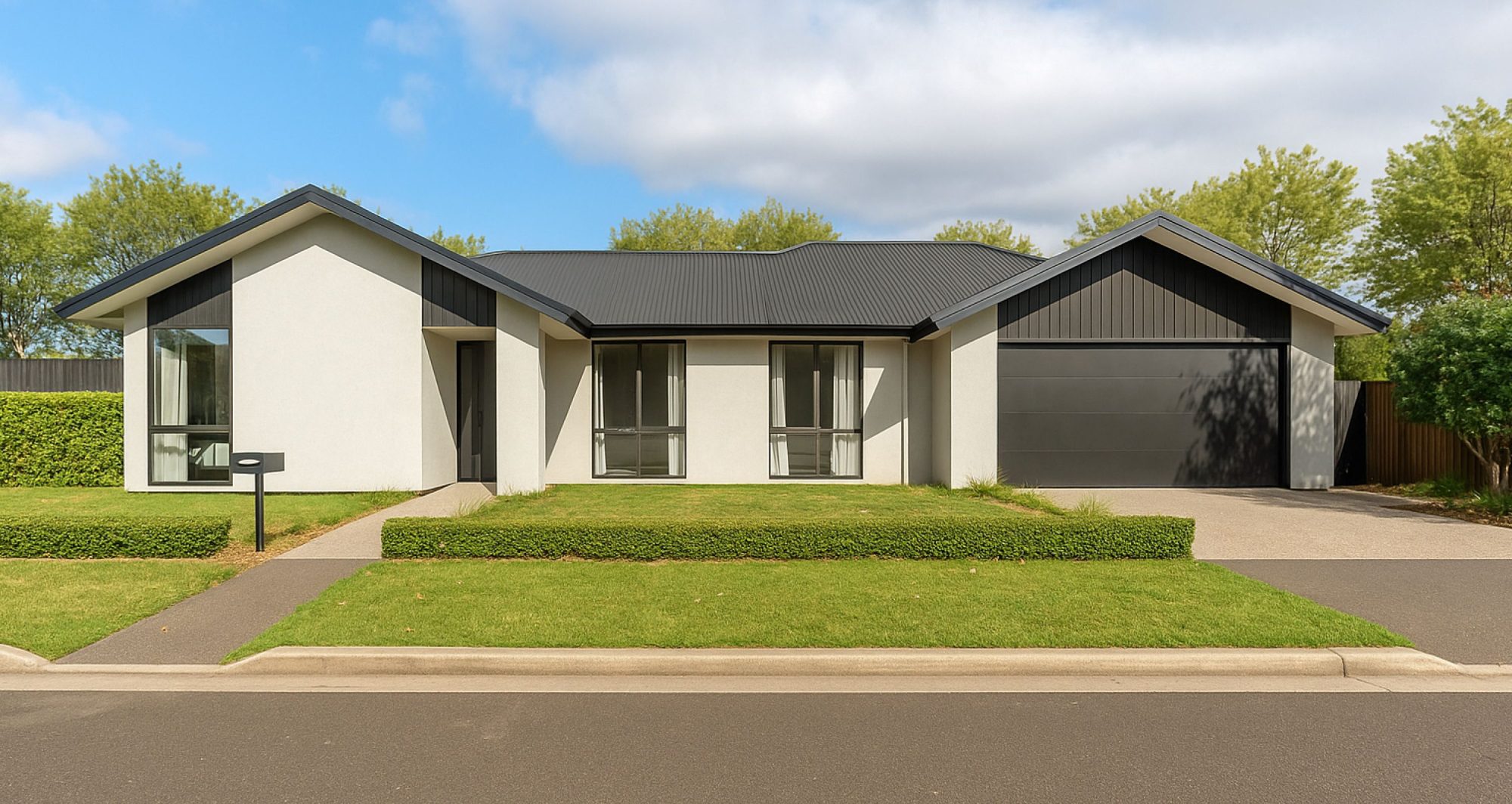 A picture of the Falcons Landing Lot 173 plan - a beautiful and spacious NZ house plan with a 156 m2 floor area, 4 Bedrooms, and 2 Bathrooms.